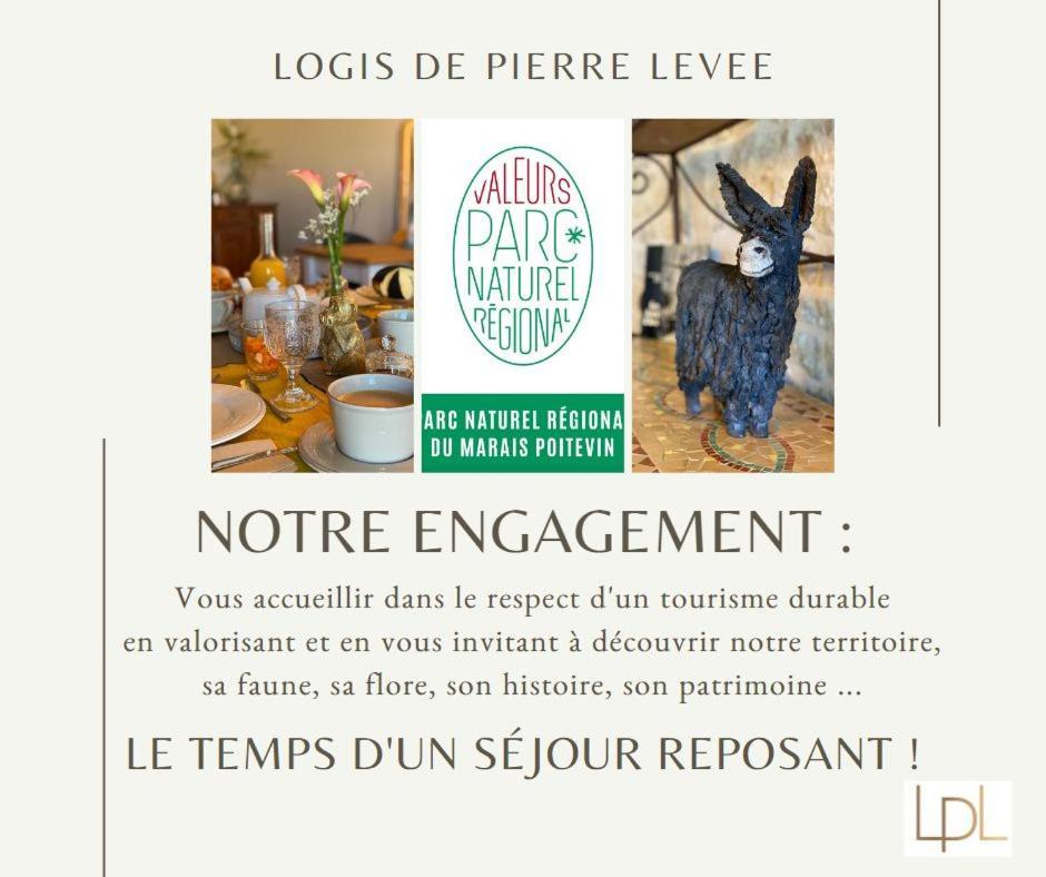 Logis De Pierre Levee Acomodação com café da manhã Bessines Exterior foto